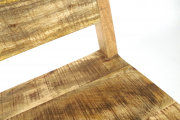 Stuhl MASSIV aus FSC zertifiziertem Mangoholz im Vintagestil
