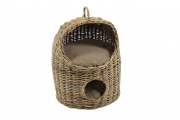Katzenkorb KITTY aus Rattan 54x51x65/70 mit 2 passenden Kissen