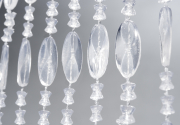 T�rvorhang DIAMONDS Kunststoff klar 72 Str�nge 90x200 cm