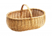 Holzkorb gekochte Weide