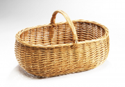 Holzkorb gekochte Weide