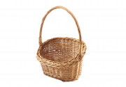 Geschenkkorb oval aus gesottener Weide