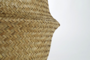 Faltkorb aus Seegras naturbelassen mit Griffen