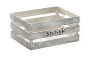 Holzkiste white washed