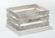 Holzkiste white washed