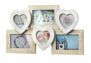 Bilderrahmen Collage Bilderhalter HEART f�r 6 Bilder