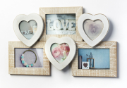 Bilderrahmen Collage Bilderhalter HEART f�r 6 Bilder
