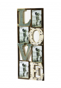 Wanddekoration/Bilderhalter aus Metall mit LOVE -Schriftzug