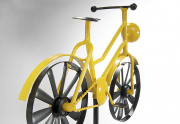 Gartenstecker Dekostecker YELLOW BIKE aus Metall