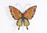 Deko-Schmetterling Metall Pastellt�ne lackiert 45 cm