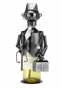 Flaschenhalter aus Metall Arzt ohne Flasche