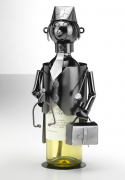 Flaschenhalter aus Metall Arzt ohne Flasche
