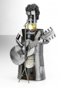 Flaschenhalter aus Metall Musiker ohne Flasche