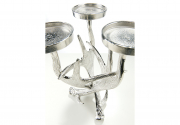 Kerzenst�nder GEWEIH aus Metall f�r 3 Kerzen ohne Deko