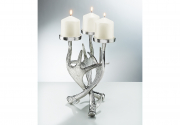 Kerzenst�nder GEWEIH aus Metall f�r 3 Kerzen ohne Deko