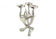 Kerzenst�nder GEWEIH aus Metall f�r 3 Kerzen ohne Deko