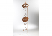 Gartenstecker RUSTY CROWN aus Metall in Rostoptik
