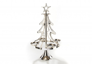 Kerzenhalter XMASTREE aus Metall f�r 4 Teelichter