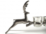 Kerzenhalter RENTIERE aus Metall f�r 4 Teelichter