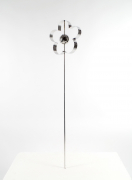 Dekostecker Gartenstecker FLOWER aus Edelstahl 136 cm