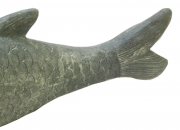 Gartendeko Fisch aus robustem Steinguss 65x16x22 cm