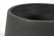 Pflanztopf TILDA mit Holzgestell aus Buche in Dunkelgrau